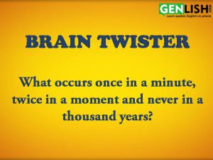 Brain Twister - genlish.com