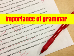 importance of english grammar in our life